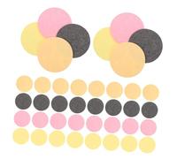 CIYODO 60pezzi Spugne Detergenti per Viso Rotonde Compressa Spugnette per Pulizia Viso Riutilizzabili Adatte Viaggi Sensibili Trucco Spugna Esfoliante Delicato