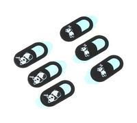 CIYODO 6pezzi Copertura Webcam Cartoon per Privacy Copri Telecamera Laptop con Design Panda Protezione Anti-Peeping e Anti-Hacking Facile da Usare Compatibile con Laptop e Tablet