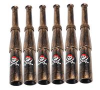 CIYODO 6pezzi Telescopio Monoculare Telescopio Pirata Piccolo Per Decorazioni Viaggi e Feste Tema