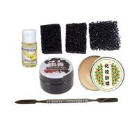 CIYODO 7 Pezzi Halloween con Cera per Gel Sangue Artificiale e Spatola Include Spugne Stipple per Effetti Realistici su e per Feste e Carnevali