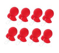 CIYODO 8 Naso Clown Rosso per Halloween e Carnevale Accessorio Costume Pagliaccio Leggero e Confortevole Facile da Indossare per Feste e Cosplay Divertente
