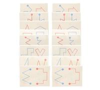CIYODO 8 Pezzi Giocattolo Allenamento Cerebrale Bambini Sviluppo Emisferi Carte Disegno Piccoli Coordinazione Mano Asilo