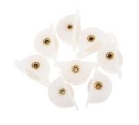 CIYODO 8 Pezzi Piccole Pulegge Cuscinetto Per Corda Spostamento Senza Sforzo Montaggio A Parete E Soffitto Per Progetti Fai Da Te