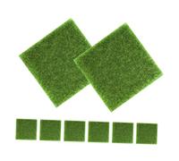 CIYODO 8pezzi Artificiale per Decorazione Tappeto Muschio Finto Finto per Ed Esterni Facile da Pulire e Mantenere per Micro e Artigianato Fai da Te