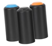 CIYODO Accessori Microfono Copertura Posteriore Batteria a Vite per Microfoni Pgx2 Slx2 Pg58, 3 Pezzi Colorati Nero Arancione Blu, Adatti per Utilizzo in Concerti, Conferenze