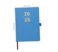 CIYODO Agenda Accademica con Planner Mensile e Organizer Portatile per Uso Quotidiano Notebook per Scrittura e Appunti Copertina Rigida Blu con Porta Penna per Ufficio Scuola e Studio