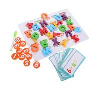 CIYODO Alfabeto Puzzle in Legno Per Bambini Giocattolo Educativo Prescolare Numeri E Lettere Riconoscimento Forme Puzzle Montessori Per Apprendimento Precoce