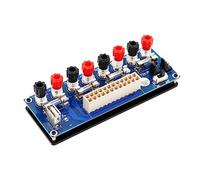 CIYODO Alimentatore Atx Scheda di Alimentazione Terminale di Uscita a 20 Pin e Pin Modulo di Alimentazione Adattatore Isolamento Acrilico e Indicatore LED