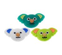 CIYODO Ammortizzatore Antivibrazione in Silicone Ultraleggero a Forma di Koala 3 Pezzi Facile da Installare per Racchetta da Tennis per Corde Racchetta, per Fai-da-Te