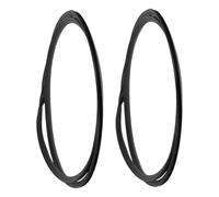 CIYODO Anelli di Base in Gomma per Poltrona da Parrucchiere 52 Cm, Guarnizioni Antiscivolo Resistenti per Protezione Pavimento Salone, Set 2 Pezzi per Arredi Barbiere