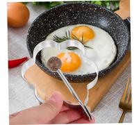CIYODO Anello per Uova Fritte in Acciaio Inossidabile con Stampo per Frittata Facile da Usare Colazione e Omelette Strumento Resistente e Duraturo per Cucina