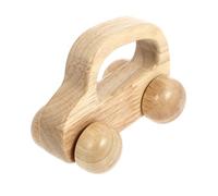 CIYODO Auto in Legno per Gomma Naturale Veicolo Spingi e Tira Inerzia Miglioramento Abilità Motorie e Coordinazione Mano Occhio Giocattolo Educativo Sicuro per Ragazzo
