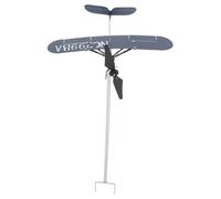CIYODO Banderuola Segnavento in Metallo Aeroplano Girandola Vento per Esterni Banderuola Segnavento per Patio Cortile Decorazione