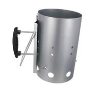 CIYODO Barbecue Carbonella Accendifuoco Esterno Secchio in Zincato con Manico in Nylon Antiscottatura per Grill e Esterno Avvio Rapido e Uniforme della Fiamma per attività all'Aria e
