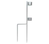 CIYODO Basamento Ombrellone Esterno in Acciaio Inossidabile Ancoraggio per Ombrelloni da Giardino Picchetto Fissaggio Terra Resistente al Vento e Tempesta