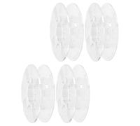 CIYODO Bobina Vuota di Filamento per Stampante 3d in Plastica Trasparente Riutilizzabile, Avvolgitore di Filamenti da 0,25 Kg, Set da 4 Pezzi, Supporto Compatibile per Gestione