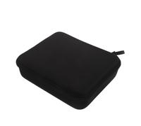 CIYODO Borsa Portaoggetti per Aspirapolvere Portatile e Supporto per Pompa Dell'aria, Custodia Resistente Nera 23x19x7 Cm per Accessori Auto, Organizzatore Compatto per Viaggi