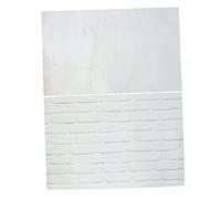 CIYODO Carta Per Sfondo Fotografico Bifacciale Motivo A Muro Di Mattoni E Texture Per Fotografia Flat Lay Nature Morte Cosmetica Gioielli Piccoli Prodotti