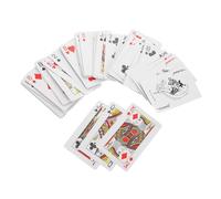 CIYODO Carte da Gioco in Braille Grandi per Non Vedenti, Set Dimensioni Ottimali Goffratura Tattile, Ausilio Ricreativo per Famiglie e Ragazzo Ragazza Ipovedenti Colore Casuale