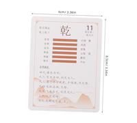 CIYODO Carte Oracolari i Ching Esagrammi Completi per Principianti Guida alla Divinazione Cinese Carte Antiche per Lettura e Collezione