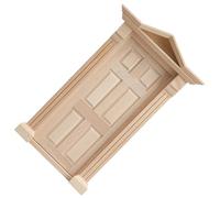 CIYODO Casa delle Bambole Miniatura Accessori Te Non Verniciata Kit Creativo per Progetti di Pittura e Arredamento Dollhouse