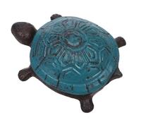 CIYODO Cast Iron Turtle Key Hider Box in Retro Style Weather-resistant Outdoor Hidden Key Storage With Realistic Turtle Figurine For Garden And Home Decoration