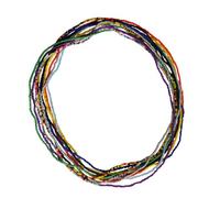 CIYODO Catena per Donne e Ragazze da Vita Perline Colorate 10 Pezzi, Leggera e Comoda da Indossare per Occasioni Festive e Halloween