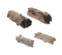CIYODO Ceppo d'Albero Artificiale 4 per Mini Decorazione da Giardino Accessori per Case delle e delle Mini in Resina per Realistici