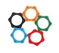 CIYODO Cerchio Antiscivolo Esagonale in Plastica per Microfono, 16 Pezzi, Supporto e Protezione da Urti per Karaoke Portatile e Interviste News