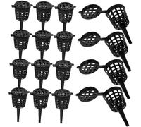 CIYODO Cestello Automatico per Fertilizzanti in Plastica Coperchio, Contenitore Riutilizzabile per Bonsai e Piante Piccole, 100 Pezzi per Semina e Cura Giardinaggio Quotidiano