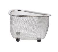 CIYODO Cestino Scolapiatti Angolare in Rete per Lavandino Cucina, Porta Spugna Drenante per Lavaggio Frutta e Verdura, Accessorio Pratica Organizzazione Casa e Ristorante, Grande