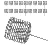 CIYODO Cesto Fertilizzante in Acciaio Resistente per Bonsai e Orchidee Contenitore da Giardino per Piante in Vaso Set da 20 Pezzi per Cura Efficiente e Crescita Sana delle Piante