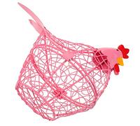 CIYODO Cesto Per Uova Forma Di Gallina Cesto Da Cucina Multifunzionale Design Creativo e Compatto Per Stoccaggio Uova Cucina Per Famiglie e Ristoranti