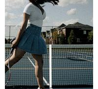 CIYODO Cinghia per Rete da Tennis Regolabile in Altezza in Nylon Resistente Divisorio Centrale Accessori Sportivi Portatili per Campi da Tennis Standard Montaggio Rapido e Pratico