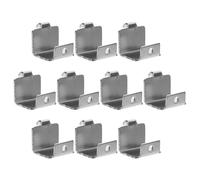 CIYODO Clip per Mensole Frigorifero in Acciaio Inox 10 Pezzi Perni di Supporto Regolabili per Ripiani Congelatore Accessori Hardware per Ottimizzazione Spazio Congelatore e Frigorifero