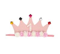 CIYODO Compleanno per Accessorio per Rosa per Feste e Foto Memorabili Fascia Elegante per Principesse e Principi per Compleanni