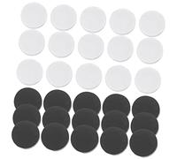 CIYODO Componenti Rotondi da Gioco Neri e Set da 30 Sostituzioni per Backgammon Dama Giochi da Tavolo Accessori Pratici per Feste