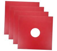 CIYODO Confezione Da 4 Buste Per Dischi in Vinile Da 12 Pollici Nere Buste Esterne Per Dischi in Vinile in Polipropilene 350 G Design Con Fori Facili Da Aprire