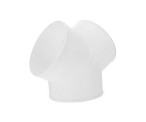 CIYODO Connettore Per Condotto A Tre Vie Divisore Per Condotto in Materiale Abs Robusto E Durevole Per Ventola Di Scarico E Accessori Per Tubo Flessibile