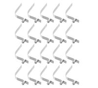 CIYODO Connettori in Ferro per Ombrellone a Gambe 20 Pezzi, Fibbie di Ricambio Resistenti per Telaio Pensilina Esterna, Accessori per Riparazione Gazebo da Giardino e Coperture