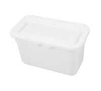 CIYODO Contenitore Per Cialde Per Bucato e Polvere, Scatola Portaoggetti Bianca Con Coperchio, Capacità 60 Capsule, Organizzazione Lavanderia e Stoccaggio Multiuso Per Uso Domestico