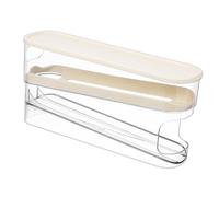 CIYODO Contenitore Per Uova Ruote Per Frigorifero Distributore A Rulli Portauova A Due Piani Organizer Per Uova Coperchio