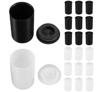 CIYODO Contenitori Per Pellicole Riutilizzabili Da 20 Pezzi Coperchio Ermetico, Custodia Per Pellicole Da 35 Mm in Plastica Pe Resistente, Per Fotografia, Viaggi e Conservazione Sicura