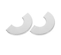 CIYODO Copertura Decorativa Inossidabile per Tubo Rotondo con Flangia Divisa Piastra Copripipe da Parete per Rubinetti e Valvole Design e Facile Installazione per Bagno