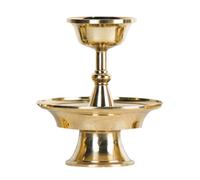 CIYODO Coppa per Offerte del Buddha in Rame Spesso Tazza d'Acqua Sacra per Tempio Buddista Accessorio Rituale Decorativo Artigianale Tazza Multiuso Compatta per Uso Domestico e