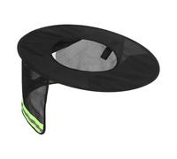 CIYODO Coprire Elmetto con Strisce Riflettenti Visiera Solare per Lavoro Esterno Protezione UV e Comfort per Leggera e Traspirante Installazione Facile