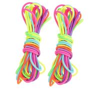 CIYODO Corda per Saltare in Gomma Elastica 2 Pezzi 7 Metri Colorata e Adulti, Gioco All’aperto e Esercizi Fisici, Adatta per Scuola e Allenamento Sportivo