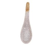 CIYODO Cucchiaio Retrò Piccolo per Zuppa Ramen e Cucchiaio Giapponese Unico Maneggevole e Versatile per Cucina