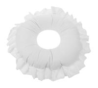 CIYODO Cuscino per Massaggio a Faccia in Giù Rotondo in Cotone Perlato Rivestimento Rimovibile Cuscino per Viso Comfort per Lettino da Massaggi e Istituto di Bellezza Supporto