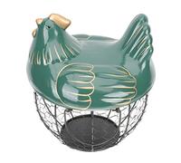 CIYODO Decorativo Forma Per Uova Organizer Portauova Portatile Design Per Conservare Frutta e Uova Fresche